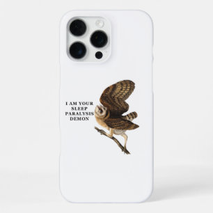 Coque iPhone 16 Pro Max Chemise drôle de chouette effraie