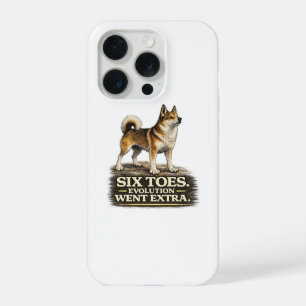 Coque iPhone 15 Pro Chemise Lundehund norvégien – Évolution à six doig