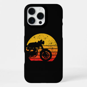 Coque iPhone 16 Pro Max Chemise moto vintage rétro T-Shirt pour Cafe Ra