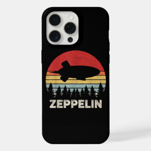 Coque iPhone 15 Pro Max Chemise Zeppelin Rétro Vintage Dirigeable Aéronef