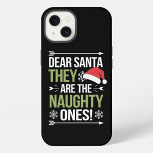 Etui iPhone 13 Cher Père Noël, ce sont les vilains Noël