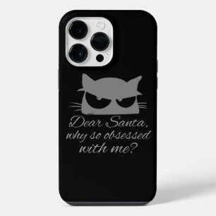 COQUE POUR POUR iPhone 14 PRO MAX CHER PÈRE NOËL, POURQUOI SI OBNUBILÉ PAR MOI ?