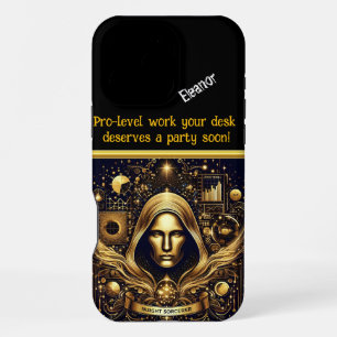 Coque iPhone 16 Pro Max Chercheur de données créatives à la recherche d'id