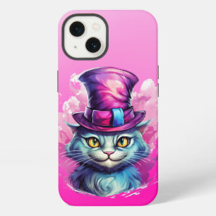 Etui iPhone 13 Cheshire Chat Inspiré par Alice In Wonderland