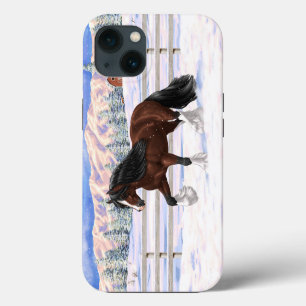 Etui iPhone 13 Cheval À Repasser De La Vannière Tzigane De Baie B