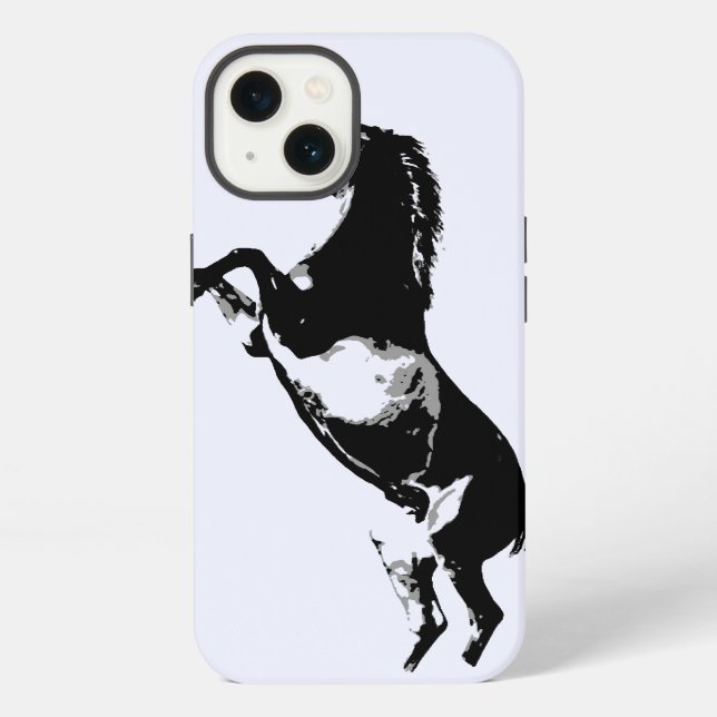 Coque iPhone Cheval cabré (Verso)