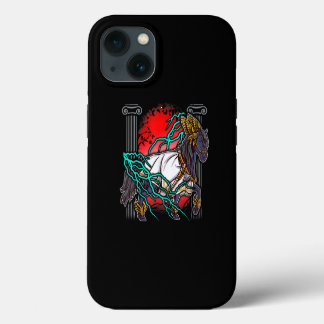 Etui iPhone 13 Cheval Mythes Grecs Zeus Dieux Anciens Equine Ligh