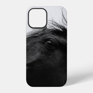 COQUE iPhone 12 CHEVAL NOIR