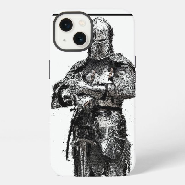 Coque iPhone Chevalier (Verso)