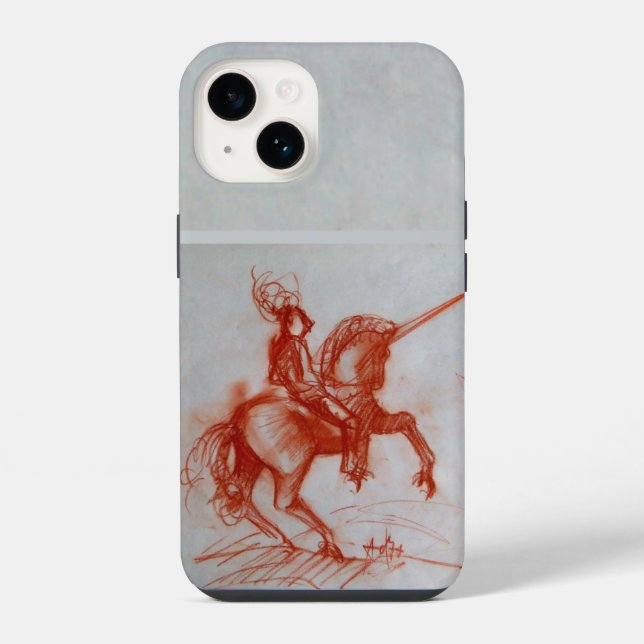 COQUE iPhone CHEVALIER FLORENTIN À CHEVAL (Verso)
