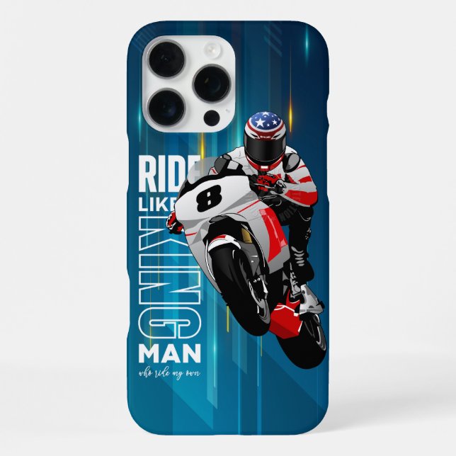 Coque iPhone Chevaucher comme un roi | (Verso)