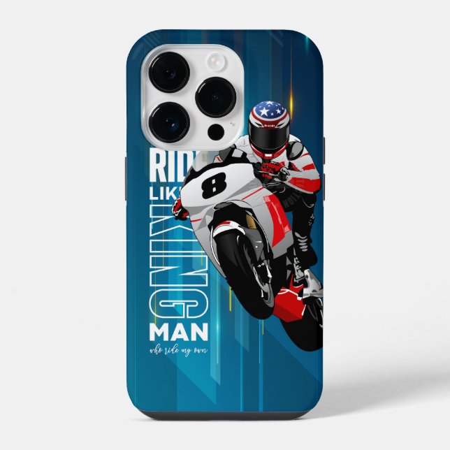 Coque iPhone Chevauchez comme un roi | (Verso)