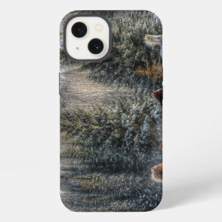 Etui iPhone 13 Chevaux au galop, Chevaux courant dans la neige en