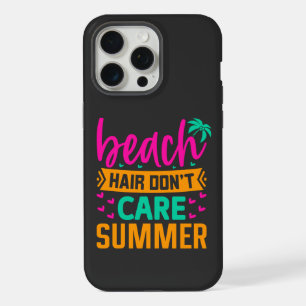 Coque iPhone 15 Pro Max Cheveux de plage, on s'en fiche Été-54804
