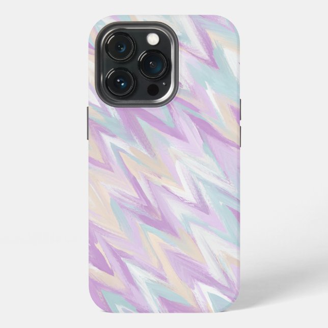 Coque iPhone Chevrons Abstraits (Dos)