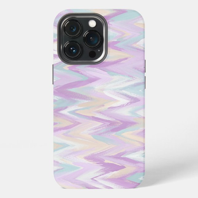 Coque iPhone Chevrons Abstraits (Dos)