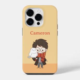 Coque Pour iPhone 14 Plus Chibi HARRY POTTER™ & Hedwig