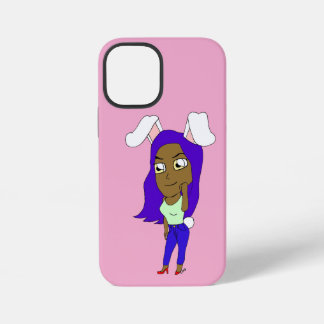 Coque iPhone 12 Mini Chibi Lapine Féminine