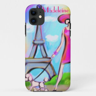 Coque iphone chic de femme de Paris