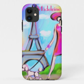 Coque iphone chic de femme de Paris