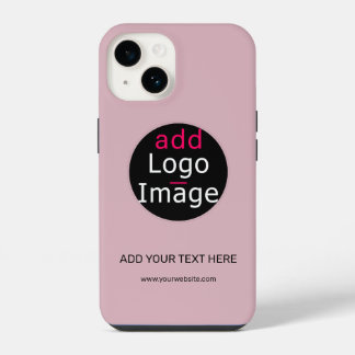 Coque Pour iPhone 14 Chic Professionnel Entreprise Personnalisée Rose P