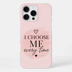 Coque iPhone 16 Pro Max Chic Rose Tendre Amour de Soi Esthétique