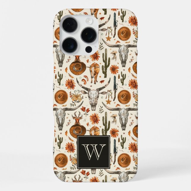 Coque iPhone Chic Western  (Verso)