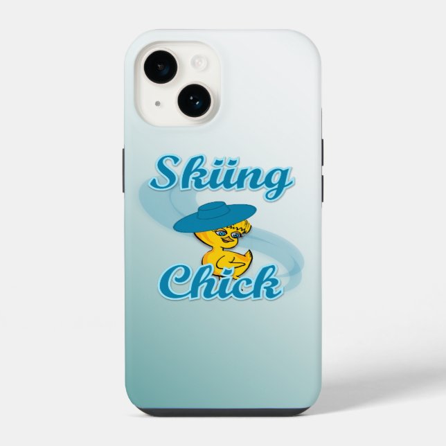Coque iPhone Chick de ski #3 (Verso)