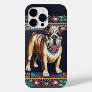 Coque Pour Pour iPhone 14 Pro Max Chien à bulles réaliste et élégant avec cadre colo