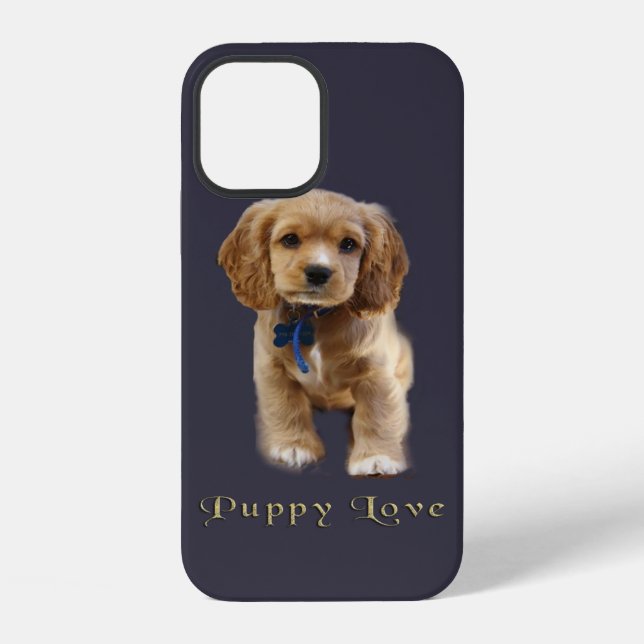 Coque iPhone Chien chiot (Verso)