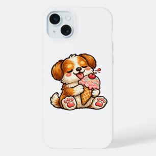 Coque iPhone 15 Plus Chien de glace cool