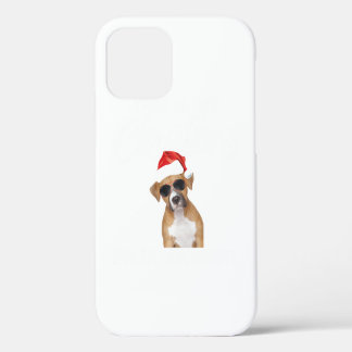 Coque iPhone 12 Chien de Noël Chien Xmas Animaux Adulte Propriétai