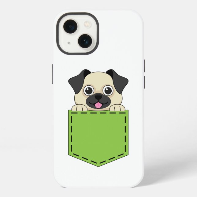 Coque iPhone Chien de poche (Verso)