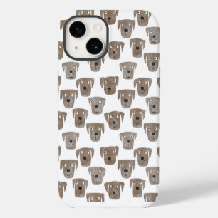 Coque Pour iPhone 14 Chien Retriever du Labrador au Chocolat