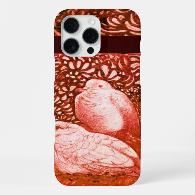 COQUE iPhone CHIENS BLANCS EN ROUGE (Verso)