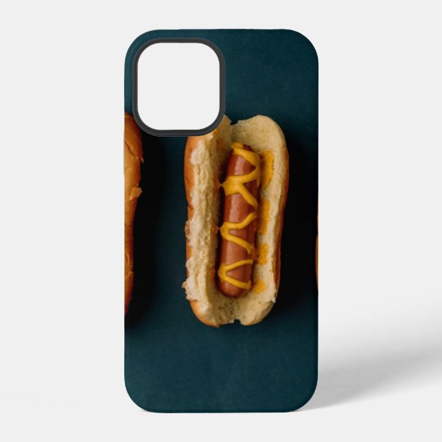 Coque iPhone Chiens chauds et pains (Verso)