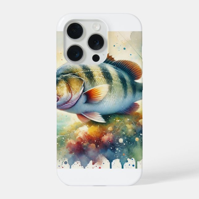 Coque iPhone Chilean Sea Bass 210624AREF102 - Watercolor (Verso)