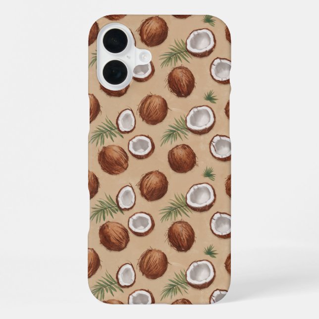 Coque iPhone "Chill Coco-Loco" (Verso)