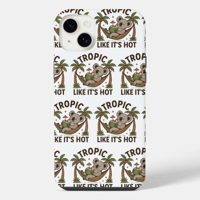 Coque iPhone Chill Koala Vibes (Verso)