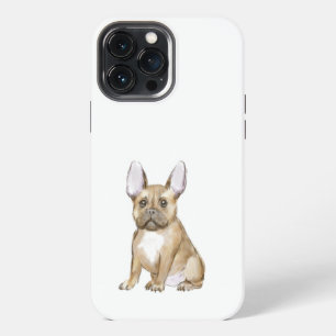 Etui iPhone 13 Pro Max Chiot bouledogue français adorable