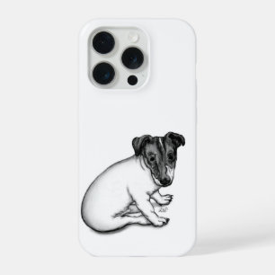Coque iPhone 15 Pro chiot Jack Russell 10 semaines