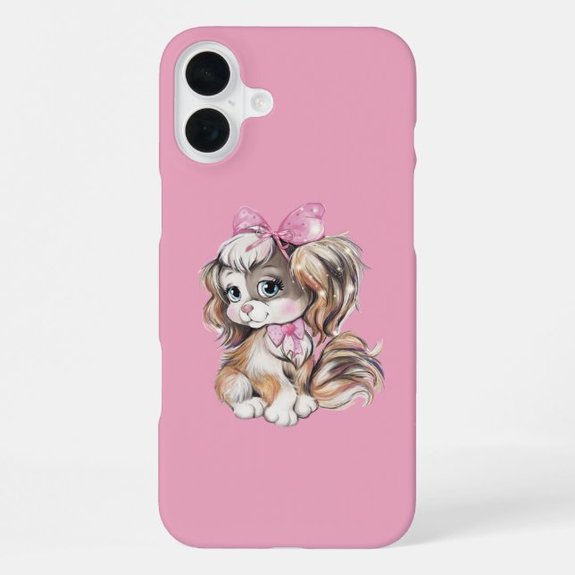 Coque iPhone Chiots (Verso)