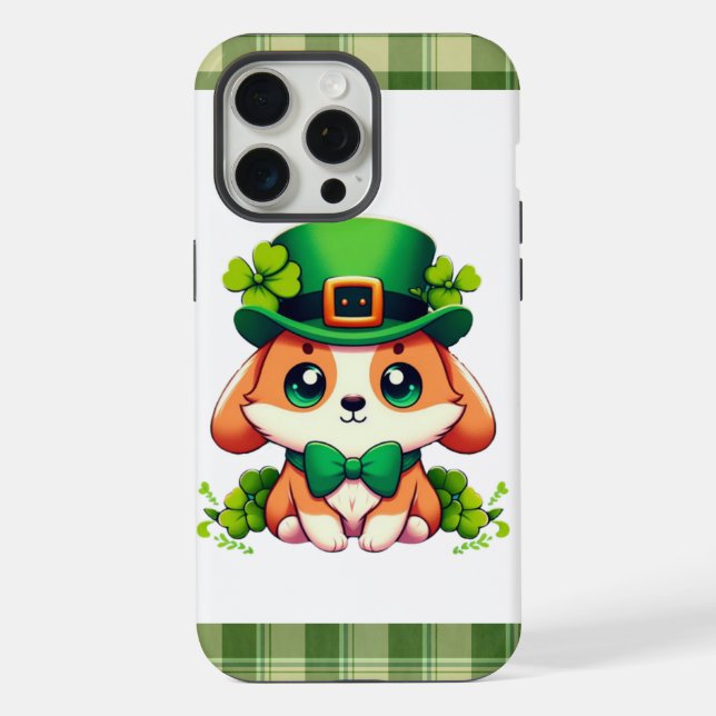 Coque iPhone Chiots de la Saint-Patrick (Verso)