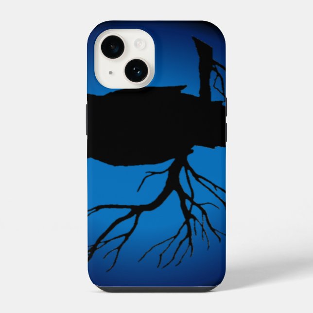 Coque iPhone Chouette éffrayante (Verso)