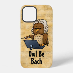 Coque iPhone 12 Chouette sera Bach drôle de musique classique dess