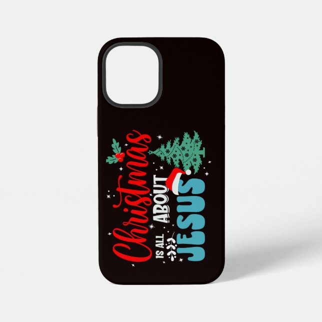 Coque iPhone Christmas Is All About Jesus-43687 (Verso)