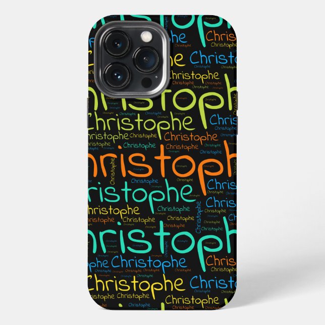 Coque iPhone Christophe (Verso)