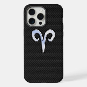 Coque iPhone 15 Pro Max Chrome Comme Aries Signe Zodiaque