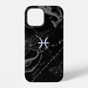 Coque iPhone 12 Chrome comme Pisces Zodiac Connexion Hevelius