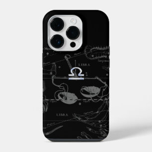 Coque Pour iPhone 14 Plus Chrome Style Libra Zodiac Connexion Hevelius